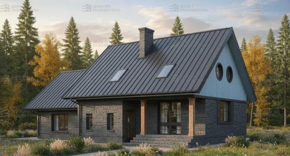 Проект Двухэтажный дом 16 на 12, 162 м2