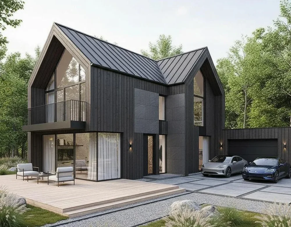 Проект Одноэтажный дом 8 на 15, 87 м2