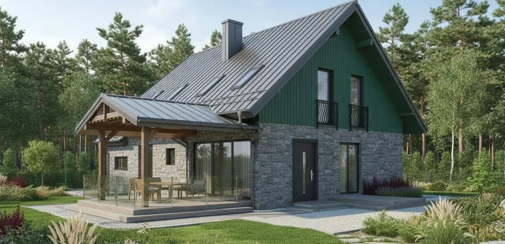 Проект Двухэтажный дом 17 на 14, 201 м2