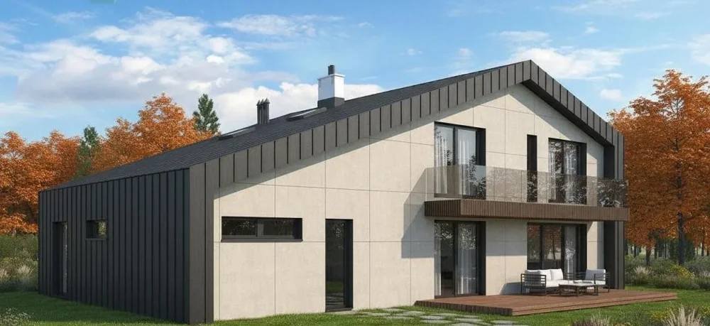 Проект Двухэтажный дом 15 на 10, 213 м2